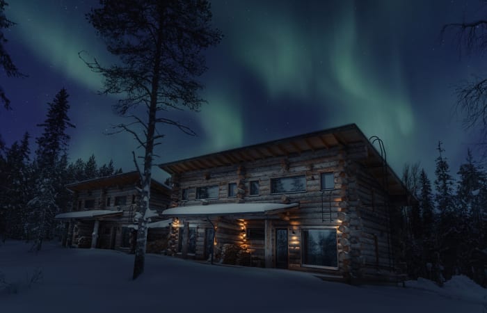 Villa Veskaranta Northern lights