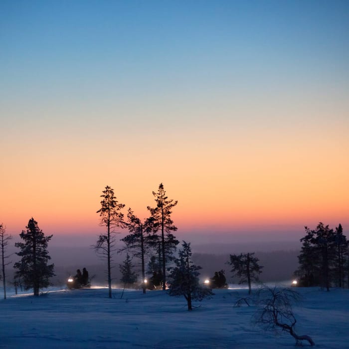 Lapland sunset